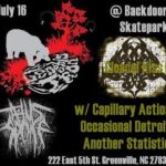 Flyer: Back Door Skate Park, Greenville, NC, 2006-07-16