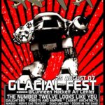Flyer: Glacial Fest @ Cunneen-Hackett Art Center, Poughkeepsie, NY, 2007-08-25