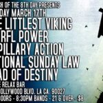 Flyer: Relax Bar, Los Angeles, CA, 2008-03-17